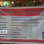 Papan proyek peningkatan jalan di Desa Klebet, Kemiri, dengan kontraktor pelaksana CV Cahaya Mastari senilai Rp188,6 juta.