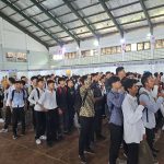 Suasana keramaian peserta Job Fair di Gedung Serbaguna Kabupaten Lebak. Foto: Baratv.id