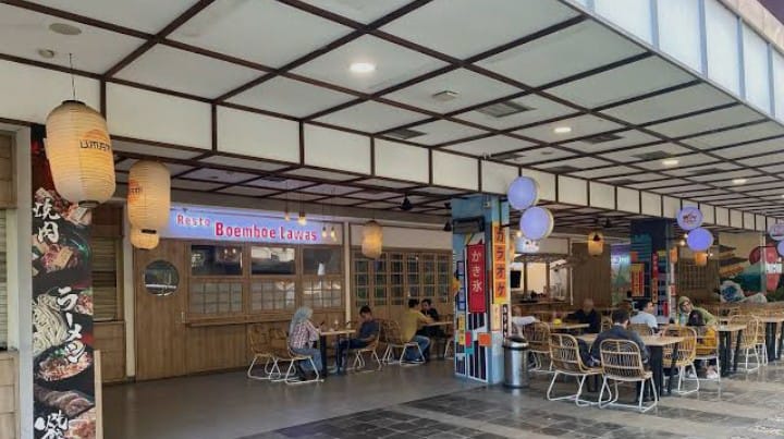 Tampak depan Cafe Boemboe Lawas yang berlokasi di kawasan Serpong, Tangerang Selatan.
