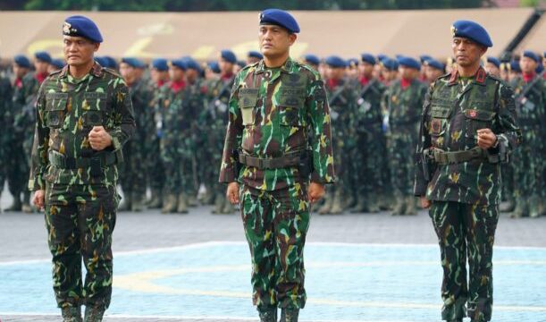 Brimob Polri Lakukan Sertijab Danpas III dan Dansatlat