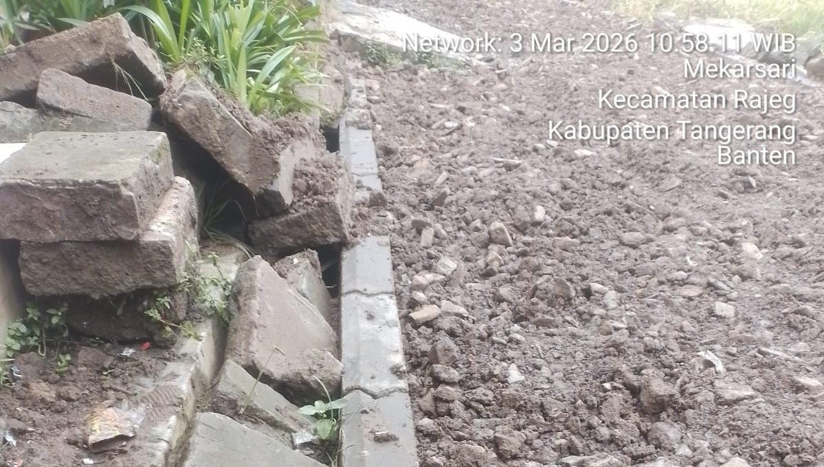 Proyek Infrastruktur di Kampung Periuk, Mekarsari Rajeg Jadi Sorotan Publik