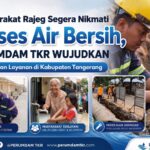 Pengembangan jaringan perpipaan PERUMDAM TKR di Kecamatan Rajeg ditargetkan mempercepat pemerataan akses air bersih bagi masyarakat Kabupaten Tangerang