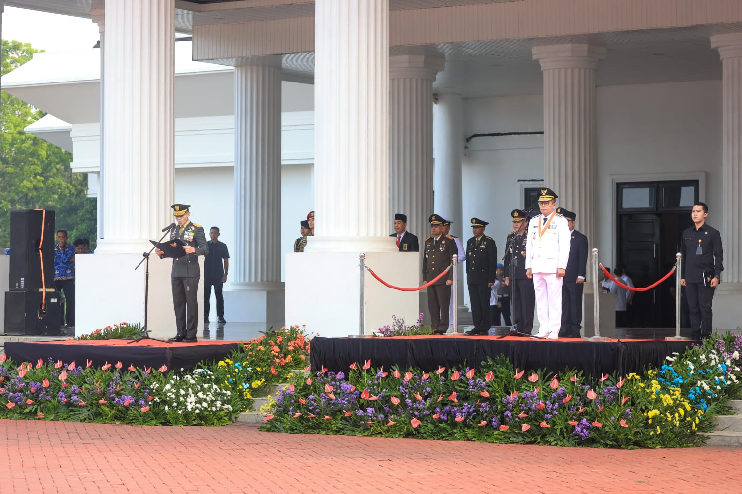 Brigjen TNI Raden Nashrul Faturrohman Tampilkan Semangat Kebangsaan dalam Peringatan Hari Lahir Pancasila 2026