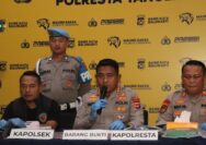 Polresta Tangerang Amankan Dua Terduga Pelaku dan Sita Sejumlah Senjata Tajam Terkait Tawuran Pelajar di Sindang Jaya