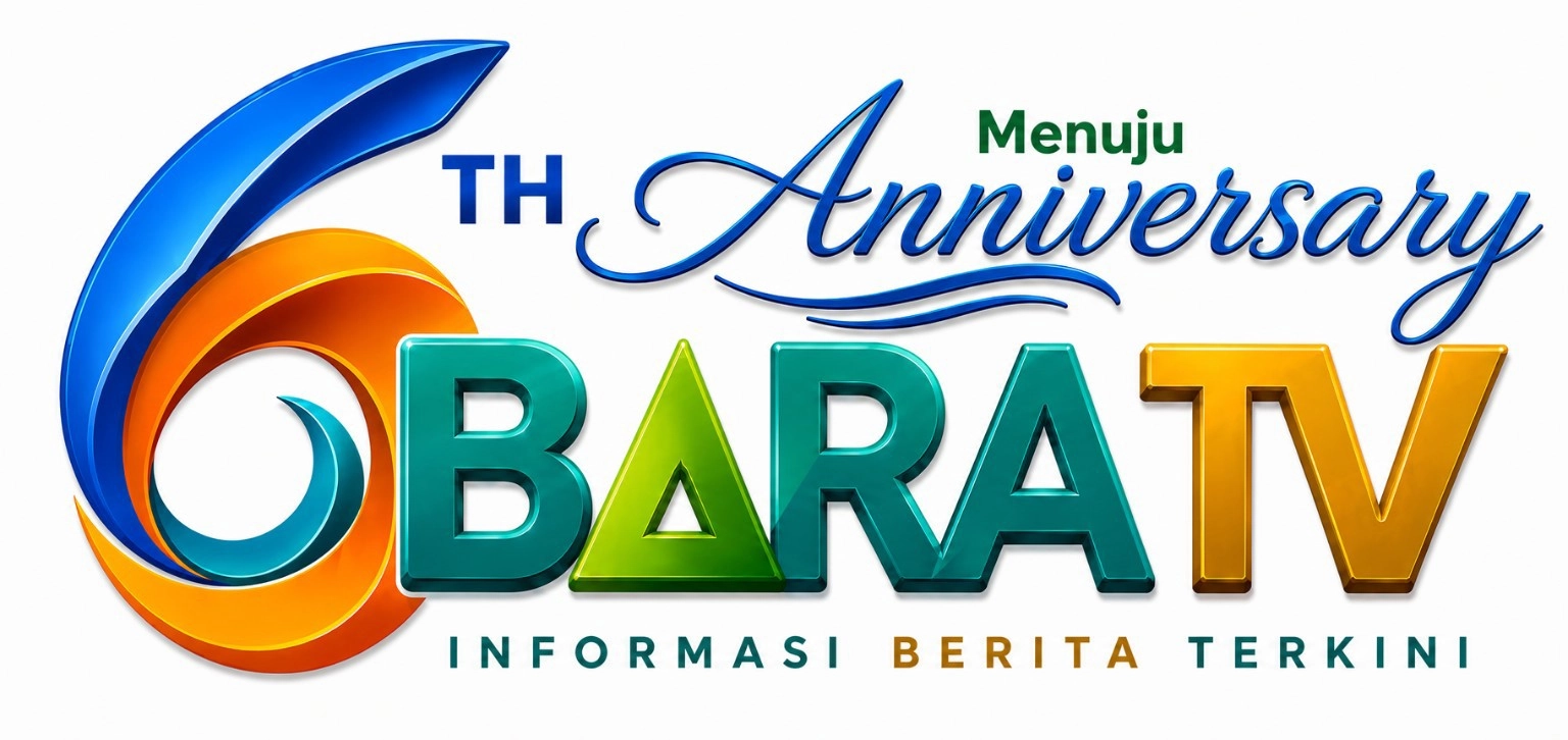 “Saya mengapresiasi karya dan dedikasi Moh Aris Yanto Redaktur BaraTV dalam menghasilkan desain logo Anniversary ke-6 BaraTV. Ini merupakan bentuk kontribusi nyata dari jajaran redaksi dalam mendukung perjalanan BaraTV. Semoga kreativitas dan semangat berkarya terus tumbuh untuk membawa BaraTV semakin maju.”
