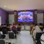 Suasana pelaksanaan Musyawarah Perencanaan Pembangunan Desa (Musrenbangdes) Desa Sanglang dalam rangka pembahasan rencana pembangunan tahun 2027 dan draft usulan tahun 2028, di Aula Kantor Desa Sanglang, Kabupaten Tangerang.