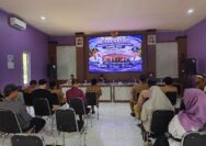 Suasana pelaksanaan Musyawarah Perencanaan Pembangunan Desa (Musrenbangdes) Desa Sanglang dalam rangka pembahasan rencana pembangunan tahun 2027 dan draft usulan tahun 2028, di Aula Kantor Desa Sanglang, Kabupaten Tangerang.